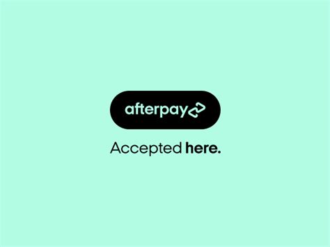 afterpay cards accepted.